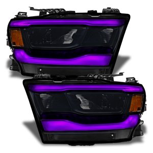 RAM 1500 Big Horn Headlight DRL Upgrade Kit - ORACLE Lighting - ColorSHIFT True White LED - RGB+W - `19-`24